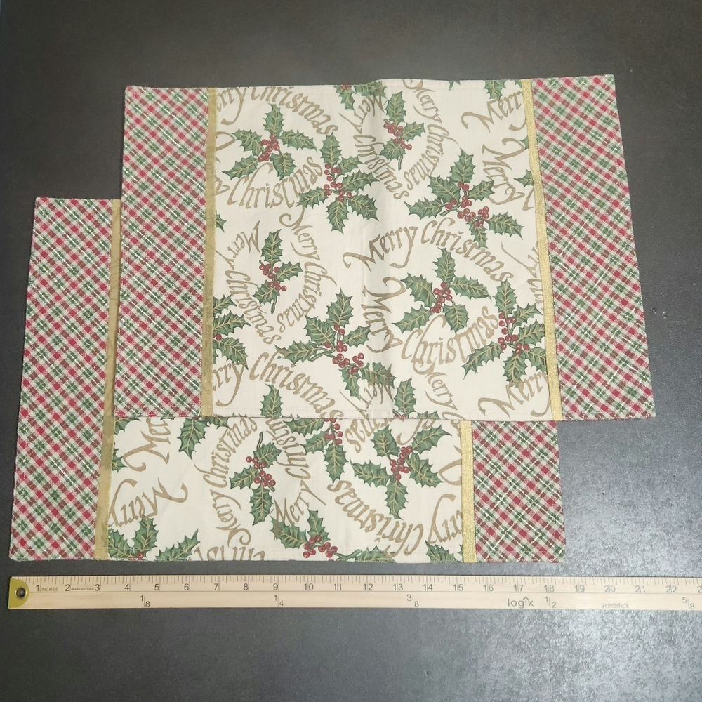 Holly Merry Christmas placemats